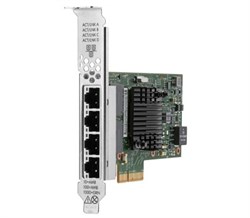 Сетевая карта HPE Base-T I350-T4 1Gbps 4 порта - фото 15108