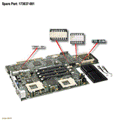 461081-001 HP ML350 G5 QC/DC System Board - фото 17300