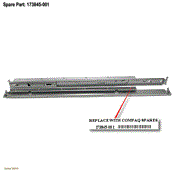 173845-001 Compaq Rack Mounting Rail Kit - фото 17307