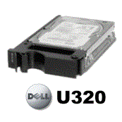 1X343 Dell 36-GB Ultra320 SCSI HP 15K - фото 17754