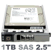 342-3527 Dell 1-TB 2.5 SED SAS 6G 7.2K w/G176J - фото 31084