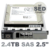 400-AVBS Dell 2.4-TB 12G 10K 2.5 SED SAS w/G176J - фото 34594