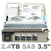 400-AVBM Dell 2.4-TB 10K 3.5 SED SAS 12G w/F238F - фото 34649