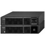 Источник бесперебойного питания Systeme Electric Smart-Save Online SRV, 2000VA/1800W, On-Line, Extended-run, Rack/Tower 4U(2U PM + 2U Battery), LCD, Out: 6xC13, SNMP Intelligent Slot, USB, RS-232 - фото 45595