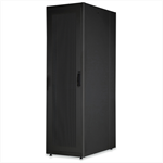 LANDE DYNAmic Basic Server 19" Серверный напольный шкаф 42U, 600х1000х2010, перфорированная одностворчатая передняя дверь, перфорированная одностворчатая задняя дверь, цвет черный - фото 45881