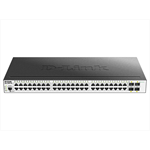 Коммутатор D-Link Managed L2 Switch 48x1000Base-T, 4x1000Base-X SFP, Surge 6KV, CLI, RJ45 Console, RPS, Dying Gasp - фото 48004