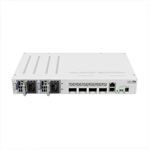 Коммутатор Mikrotik CRS504-4XQ-IN, 1x10Base-T/100Base-TX, 4xQSFP28, Switching capacity 800 Gbps - фото 48133