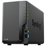 Системы хранения данных Synology  DC 2,0GhzCPU/2GB(upto6)/RAID0,1/up to 2HDDs SATA(3,5' 2,5')/2xUSB3.2/2GigEth/iSCSI/2xIPcam(up to 25)/1xPS /1YW (repl DS220+) - фото 48205