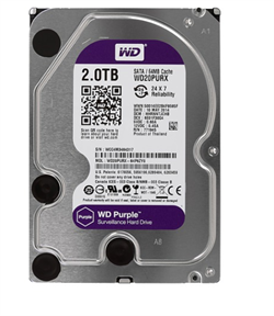 Жесткий диск Western Digital Purple, WD20PURX 2ТБ - фото 4951