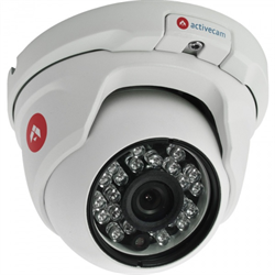 Уличная купольная вандалозащищенная IP-камера ActiveCam AC-D8121WDIR2