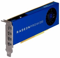 Видеокарта 490-BFQS AMD Radeon Pro WX 3200 4 Gb, 4 x mDP Low profile - фото 58684