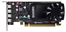 Видеокарта NVIDIA Quadro VCQP1000V2-BLS P1000 (GP107), 4GB GDDR5/128 bit, PCI-Express 3.0, 4xMini Di - фото 58789