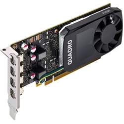 Видеокарта NVIDIA VCQP1000V2BLK-1 Quadro P1000 V2 4 GB GDDR5 PCI Express 3.0 x16 4 ? mDP 1.4 Single - фото 58846