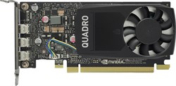 Видеокарта NVIDIA VCQP620DVIV2-PB Quadro P620 V2 2 GB GDDR3 PCI Express 2.0 x16 4? mDP 2.0 Single Sl - фото 58863