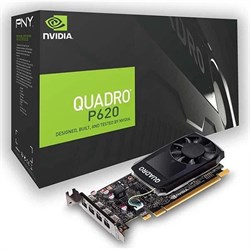 Видеокарта NVIDIA VCQP620V2-SB Quadro P620 V2 2 GB GDDR3 PCI Express 2.0 x16 4* mDP 2.0 Single Slot, - фото 58871