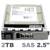 400-AHLY Dell 2-TB 12G 7.2K 2.5 SAS w/G176J