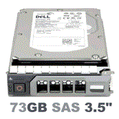 HY937 Dell 73-GB 10K 3.5 3G SP SAS w/F238F