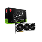 Видеокарта MSI GeForce RTX 4090 VENTUS 3X 24G OC PCI-E/GEFORCE RTX 4090 VENTUS 3X 24G OC/HDMI/DP*3/ATX/TRIPLE FAN/OC/24G G6X