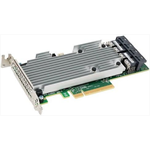 Контроллер Broadcom/LSI 9361-16I (05-25708-00) (PCI-E 3.0 x8, LP), QIG, LP bracket, SGL SAS 12G, RAID 0,1,5,6,10, 50,60, 16port (4*intSFF8643), 2GB onboard, каб.отдельно, 1 year