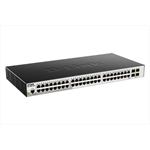 Коммутатор D-Link PROJ Managed L2 Switch 48x1000Base-T, 4x10GBase-X SFP+, Surge 6KV, CLI, RJ45 Console, RPS, Dying Gasp