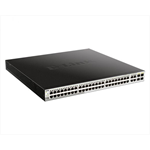 Коммутатор D-Link PROJ Managed L2 Switch 48x1000Base-T PoE, 4xCombo 1000Base-T/SFP, PoE Budget 370W, Surge 6KV, CLI