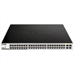 Коммутатор D-Link PROJ Smart L2 Switch 48х1000Base-T PoE, 4х1000Base-X SFP, PoE Budget 740W, Compact CLI