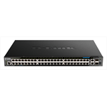 Коммутатор D-Link PROJ Managed L3 Stackable Switch 44x1000Base-T PoE, 4x2.5GBase-T PoE, 2x10GBase-T, 2x10GBase-X SFP+, PoE Budget 370W (740W with DPS-700), CLI, RJ45 Console, RPS