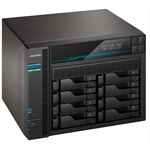 Сетевое хранилище ASUSTOR AS6508T 8-Bay NAS/Media player/Intel Atom C3538 2,1GHz(Quad-Core), 8GB SO-DIMM DDR4, noHDD(HDD,SSD),/2x10GbE+2x2,5Gbe(LAN)/2xUSB3.2,HDMI/M.2/4ip camera license ; 90IX0201-BW3S10