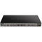 Коммутатор D-Link PROJ Smart L2 Switch 48x1000Base-T PoE, 4х10GBase-X SFP+, PoE Budget 370W, CLI, RJ45 Console - фото 48073